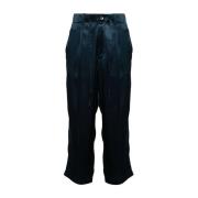 Pierre-Louis Mascia Wide Trousers Blue, Dam