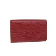 Louis Vuitton Vintage Pre-owned Laeder plnbcker Red, Dam