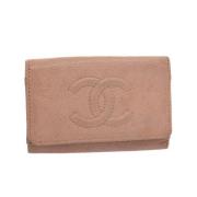 Chanel Vintage Pre-owned Laeder nyckelhllare Pink, Dam