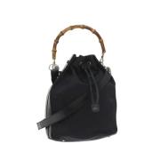 Gucci Vintage Pre-owned Nylon gucci-vskor Black, Dam