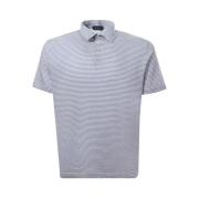 Zanone Polo Shirts Blue, Herr