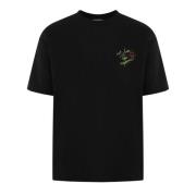 Drole de Monsieur Herr Slogan Esquisse T-shirt Svart Black, Herr