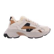 Nubikk Beige Päls Sneaker Ross Nomad Multicolor, Dam