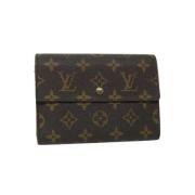 Louis Vuitton Vintage Pre-owned Belagd canvas plnbcker Brown, Dam