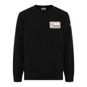 Moncler Sweatshirts Black, Herr
