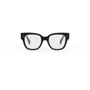 Celine Geometrisk Bold 3 Dots HD Glasögon Black, Dam