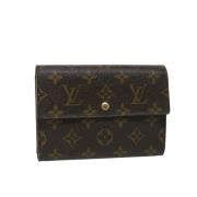 Louis Vuitton Vintage Pre-owned Belagd canvas plnbcker Brown, Dam