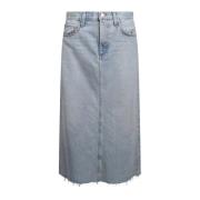 Agolde Denim Skirts Blue, Dam