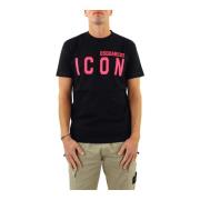 Dsquared2 Icon Cool Tee Herr T-shirt Black, Herr