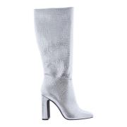 Steve Madden Silver Ally Boot Gray, Dam