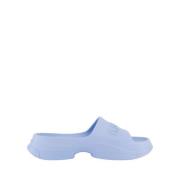 Ganni Slippers Blue, Dam