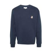 Maison Kitsuné Sweatshirts Blue, Herr