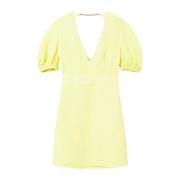 Twinset Short Dresses Yellow, Dam