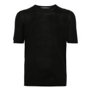 Tagliatore T-Shirts Black, Herr