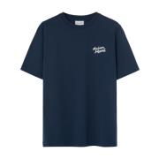 Maison Kitsuné T-Shirts Blue, Herr