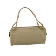 Prada Vintage Pre-owned Nylon prada-vskor Beige, Dam