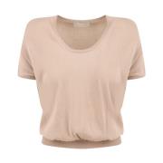 Drumohr Beige T-shirt och Polo Kollektion Beige, Dam