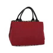 Burberry Vintage Pre-owned Nylon handvskor Red, Dam