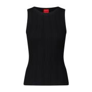 Hugo Boss Sleeveless Tops Black, Dam