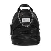 Maison Margiela Glam Slam Mini ryggsäck Black, Dam