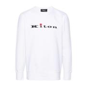 Kiton Sweatshirts White, Herr