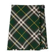 Burberry Ivy Plaid Check Kjol Multicolor, Dam