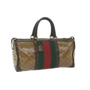 Gucci Vintage Pre-owned Canvas gucci-vskor Brown, Dam