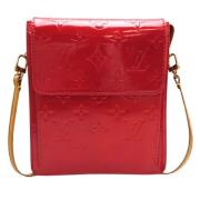 Louis Vuitton Vintage Pre-owned Laeder axelremsvskor Red, Dam