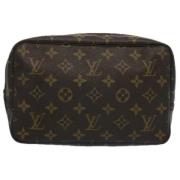 Louis Vuitton Vintage Pre-owned Canvas kuvertvskor Brown, Dam