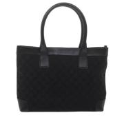 Gucci Vintage Pre-owned Canvas totevskor Black, Dam