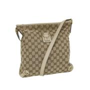 Gucci Vintage Pre-owned Canvas gucci-vskor Beige, Dam