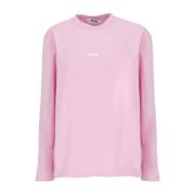 Msgm Long Sleeve Tops Pink, Dam