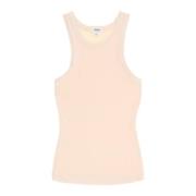 Agolde Sleeveless Tops Pink, Dam