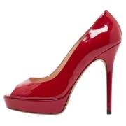 Jimmy Choo Pre-owned Pre-owned Laeder klackskor Red, Dam