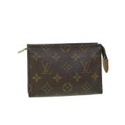 Louis Vuitton Vintage Pre-owned Belagd canvas plnbcker Brown, Dam