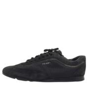 Prada Vintage Pre-owned Nylon sneakers Black, Herr