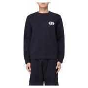 Emporio Armani Sweatshirts Blue, Herr