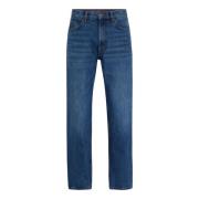 Hugo Boss Straight Jeans Blue, Herr