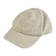 Isabel Marant Broderad Logga Baseball Cap Sand Beige, Dam