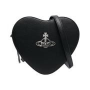 Vivienne Westwood Louise Heart Handväska Black, Dam