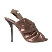 Dolce & Gabbana High Heel Sandals Brown, Dam