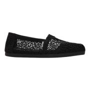 TOMS Svart Alpargata Loafers Black, Dam