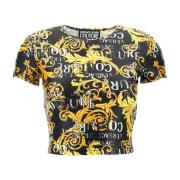Versace Jeans Couture Svart T-shirt och Polo Kollektion Multicolor, Da...