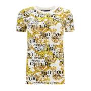 Versace Jeans Couture Vit T-shirt och Polo Kollektion Multicolor, Dam