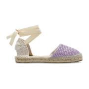 Manebí Espadriller med logotyp Purple, Dam