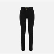 Elisabetta Franchi Skinny Jeans i Stretch Bomull Black, Dam