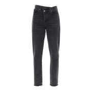 Agolde Slim-fit Jeans Black, Dam