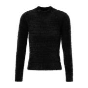 Salsa Round-neck Knitwear Black, Dam