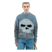 ERL Knitwear Gray, Herr