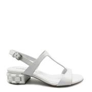 Roberto Festa Flat Sandals White, Dam